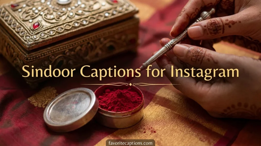Sindoor Captions for instagram