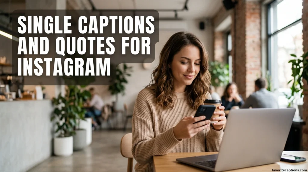 Single Captions And Quotes For Instagram