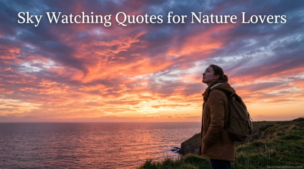 Sky Watching Quotes for Nature Lovers
