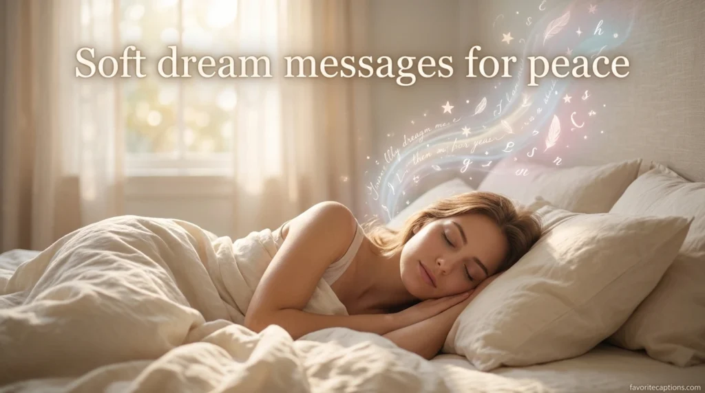Soft dream messages for peace