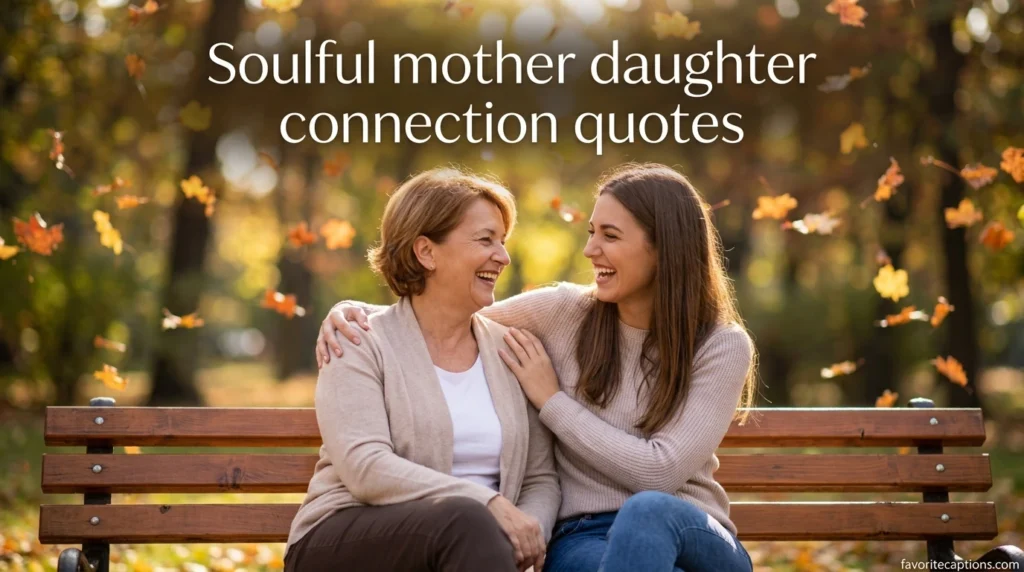 Soulful mother daughter connection quotes