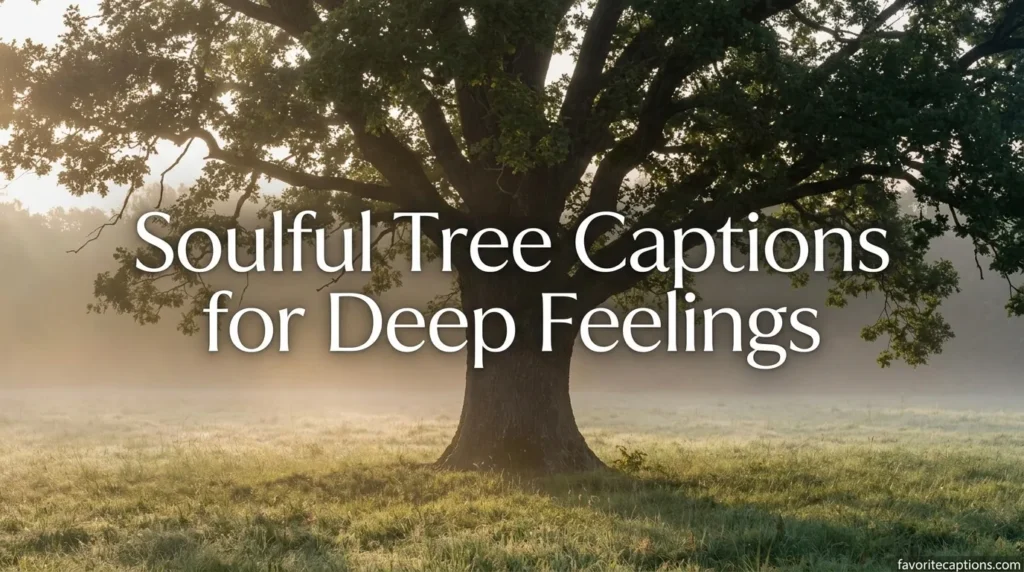 Soulful Tree Captions for Deep Feelings