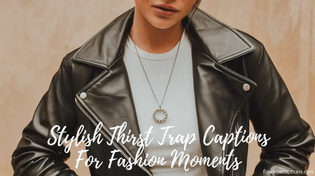 Stylish Thirst Trap Captions for Fashion Moments