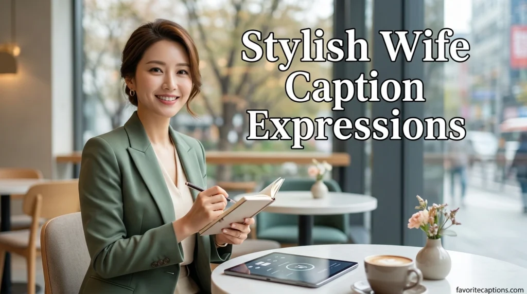 Stylish Wife Caption Expressions