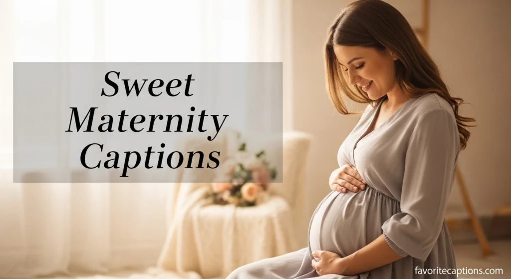 Sweet Maternity Captions
