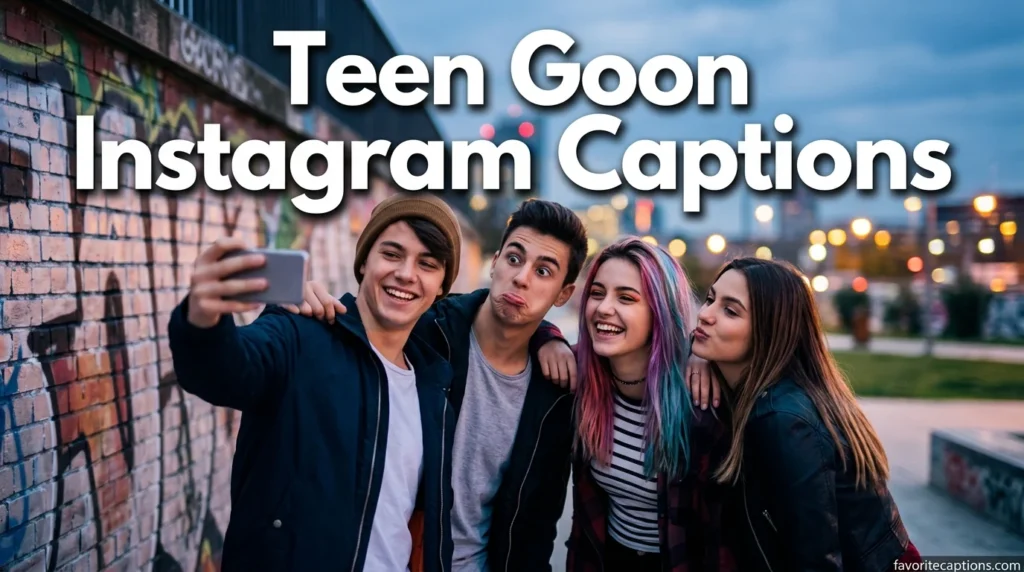 Teen Goon Instagram Captions
