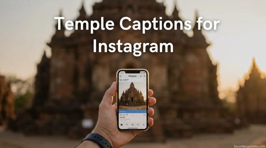 Temple Captions for Instagram