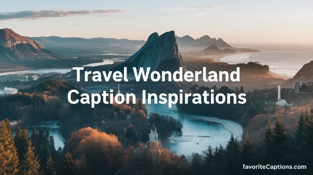 Travel Wonderland Caption Inspirations