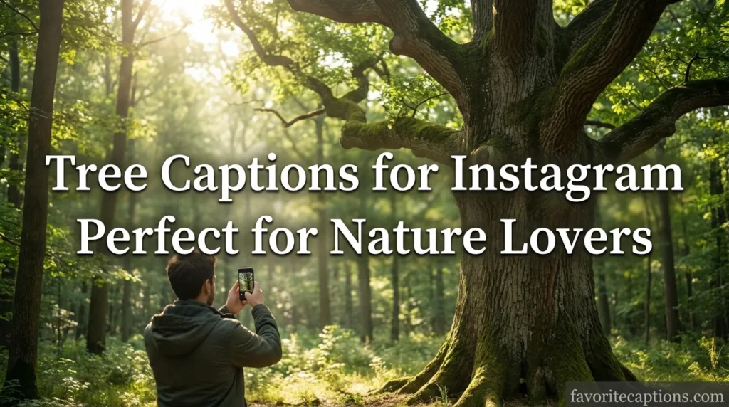 Tree Captions for Instagram Perfect for Nature Lovers
