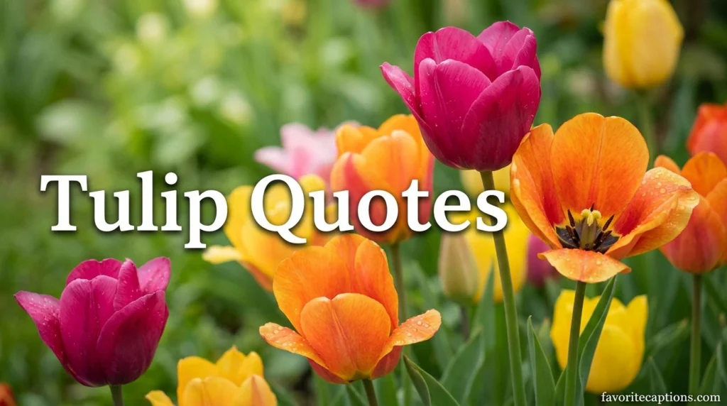 Tulip Quotes