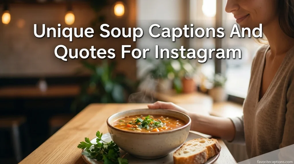 Unique Soup Captions And Quotes For Instagram