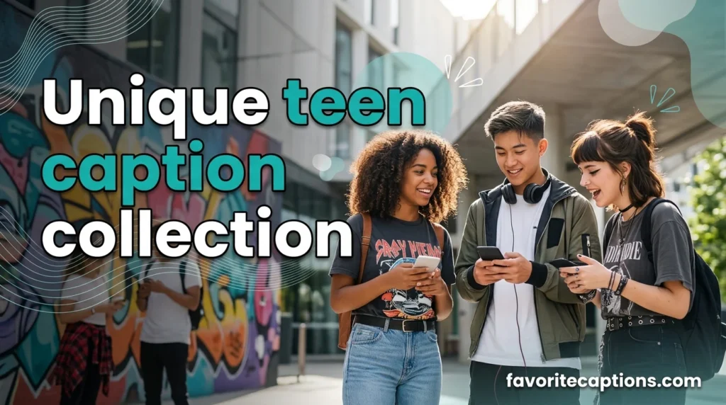 Unique teen caption collection