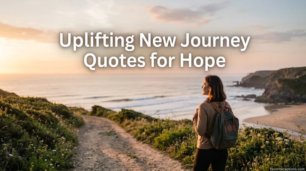Uplifting New Journey Quotes for Hope