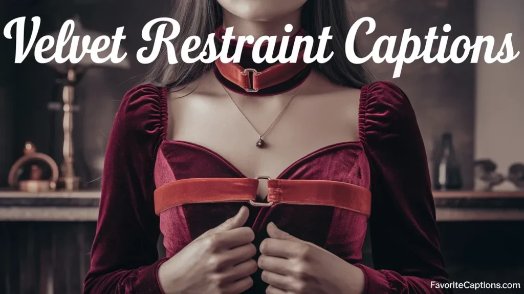 Velvet Restraint Captions