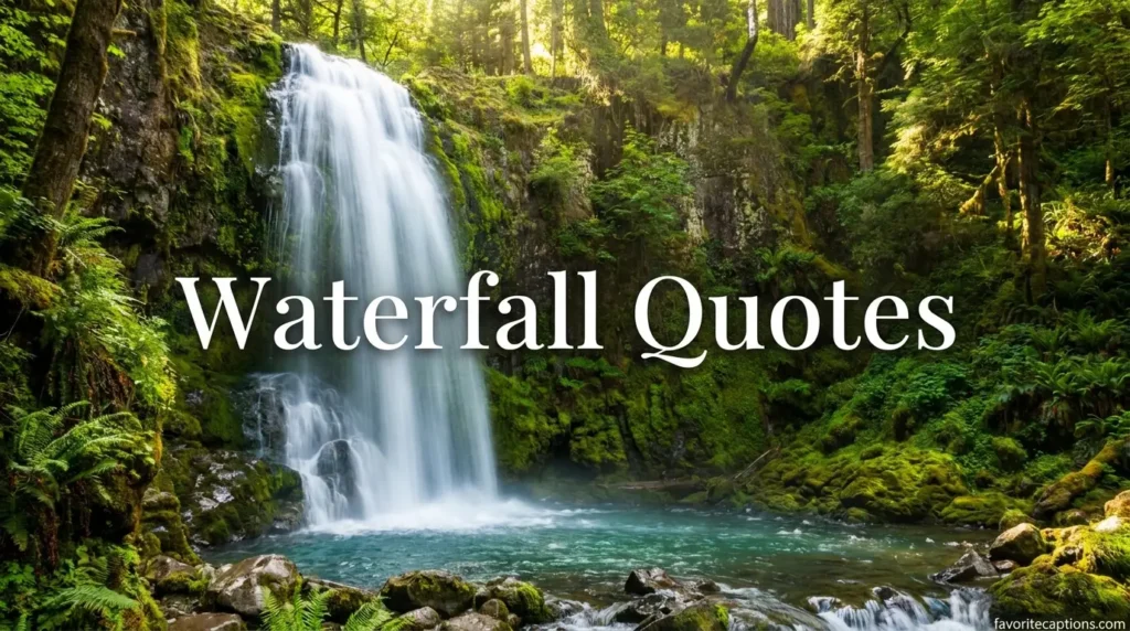 Waterfall Quotes