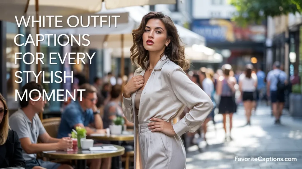 White outfit captions for every stylish moment