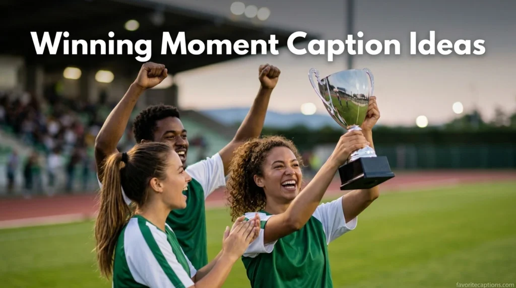 Winning Moment Caption Ideas