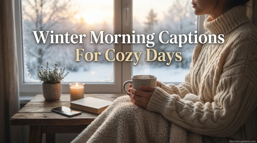 Winter Morning Captions For Cozy Days