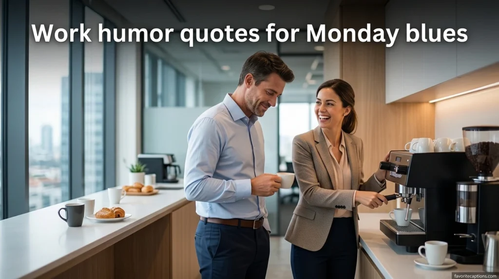 Work humor quotes for Monday blues