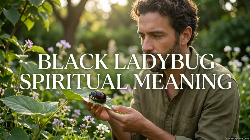 Black Ladybug Spiritual Meaning