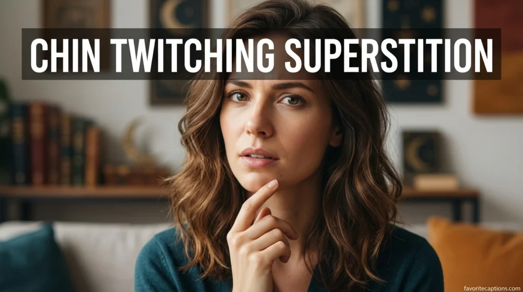 Chin Twitching Superstition
