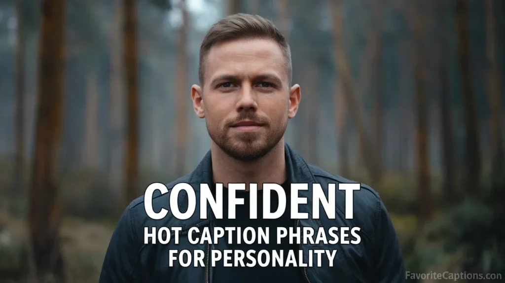 Confident Hot Caption Phrases for Personality