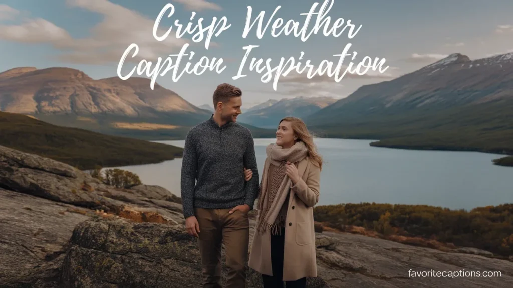 Crisp Weather Caption Inspiration