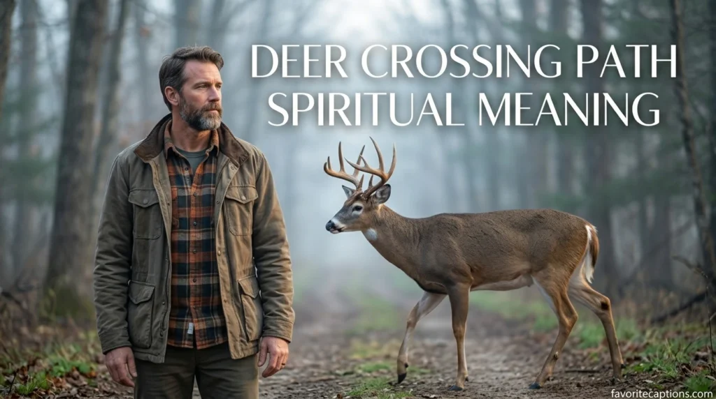 Deer Crossing Path Spiritual Meaning