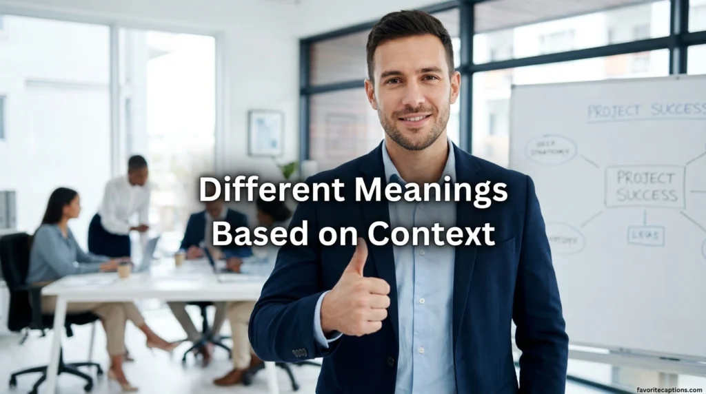 Different Meanings Based on Context