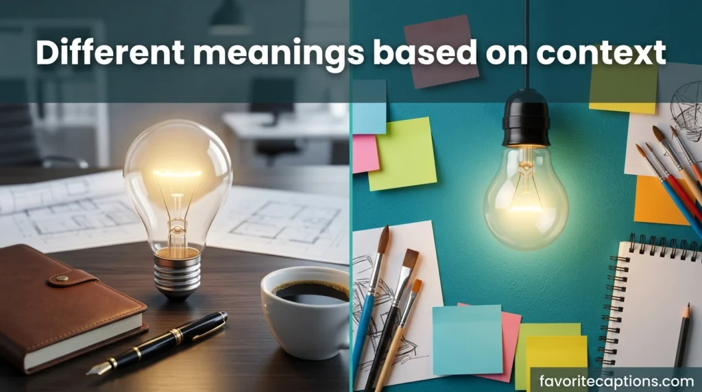 Different meanings based on context