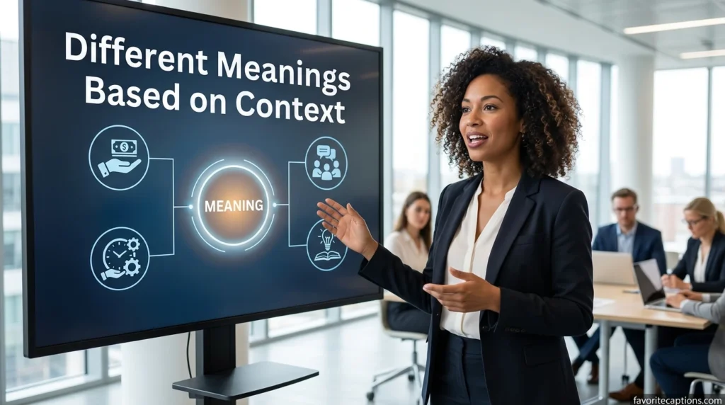 Different Meanings Based on Context