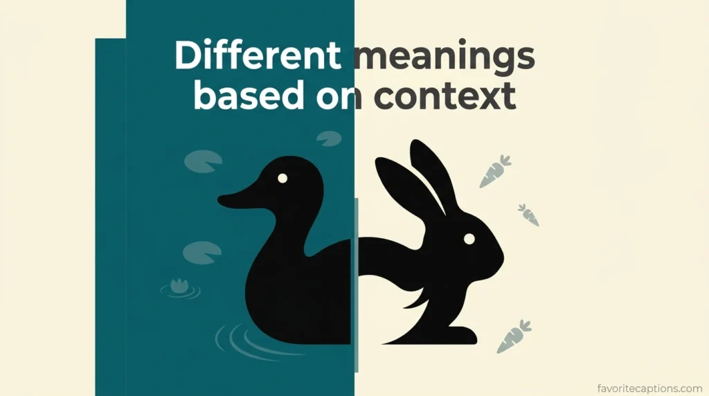 Different meanings based on context