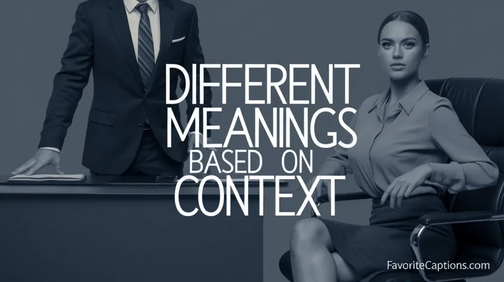 Different Meanings Based on Context