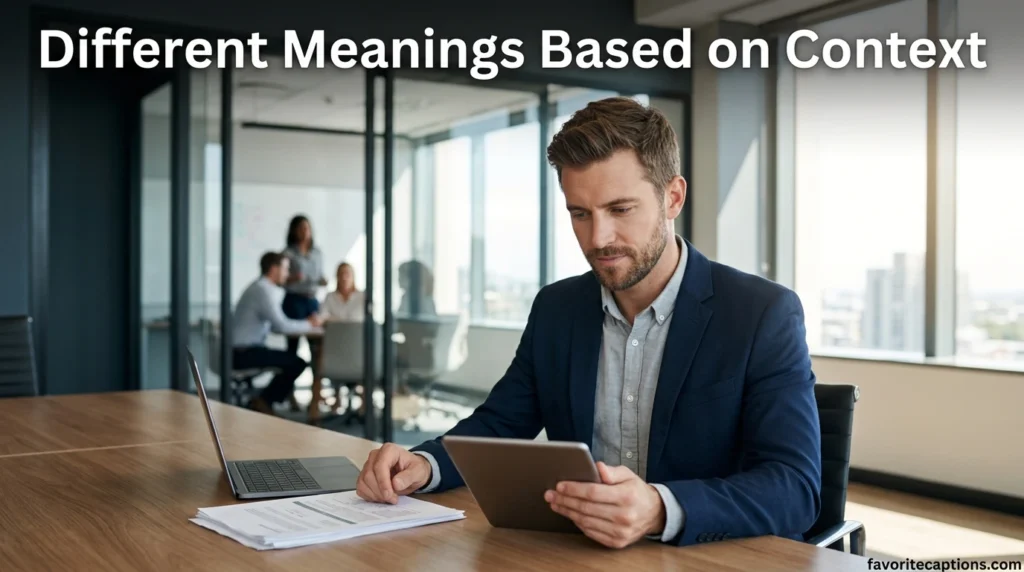 Different Meanings Based on Context