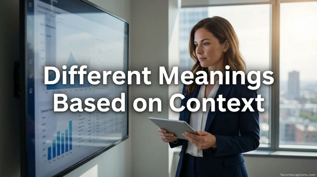 Different Meanings Based on Context