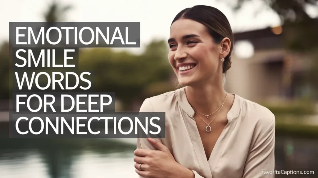 Emotional Smile Words for Deep Connections