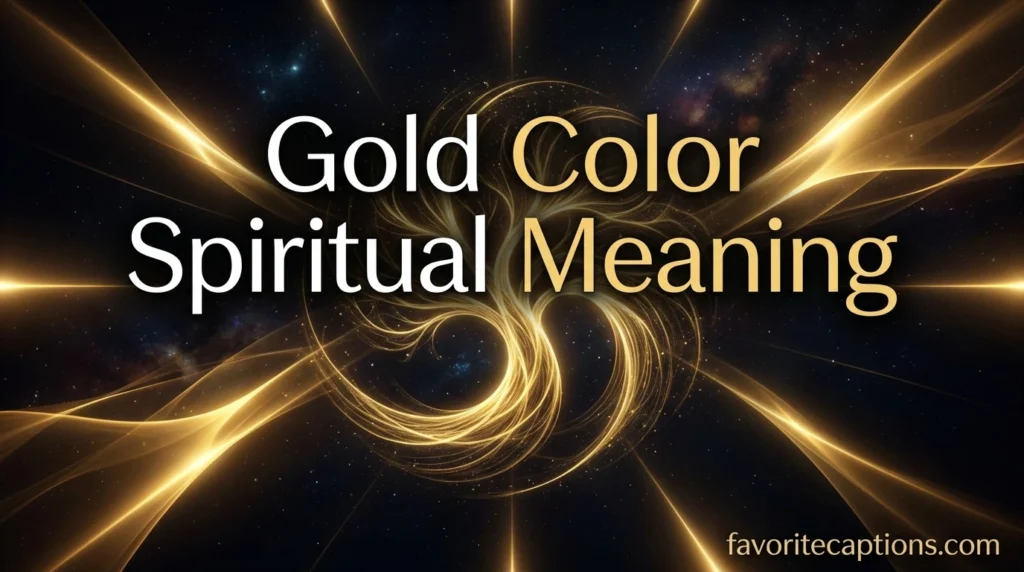 Gold Color Spiritual Meaning