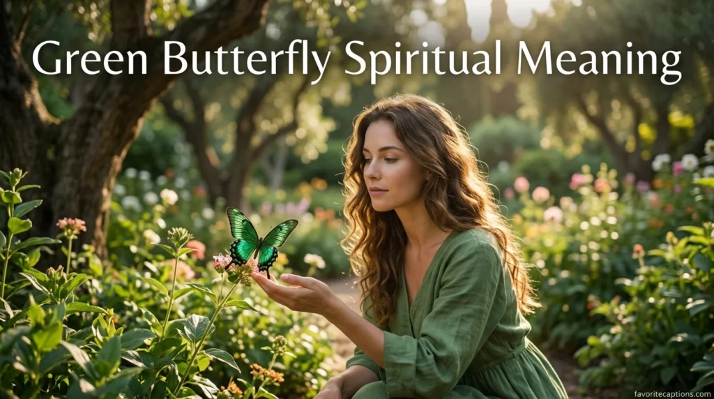 Green Butterfly Spiritual Meaning