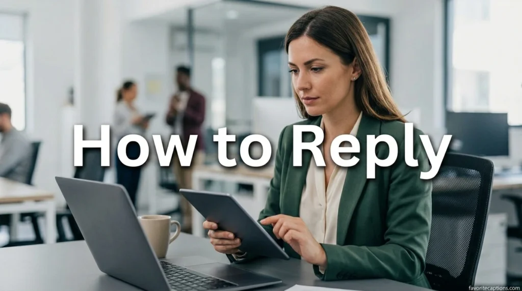 How to Reply