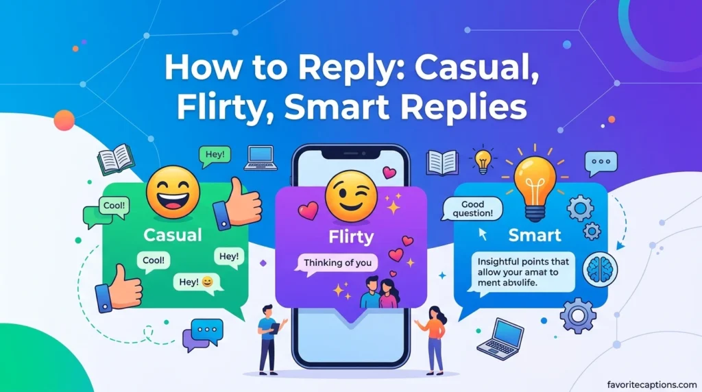 How to Reply: Casual, Flirty, Smart Replies