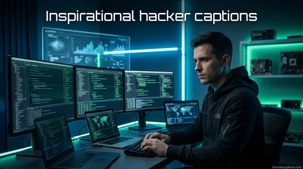 Inspirational hacker captions