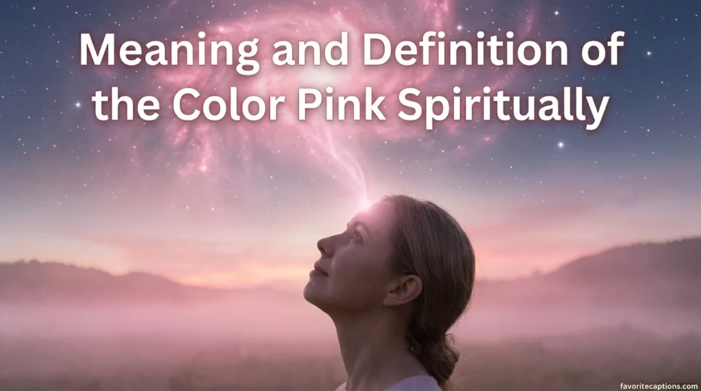 Meaning and Definition of the Color Pink Spiritually