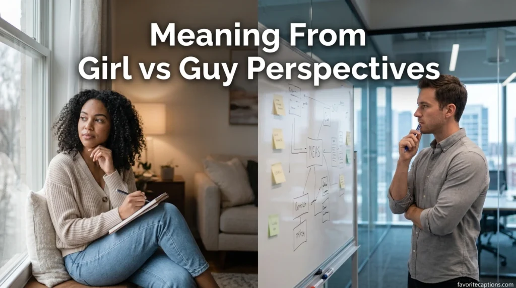 Meaning From Girl vs Guy Perspectives