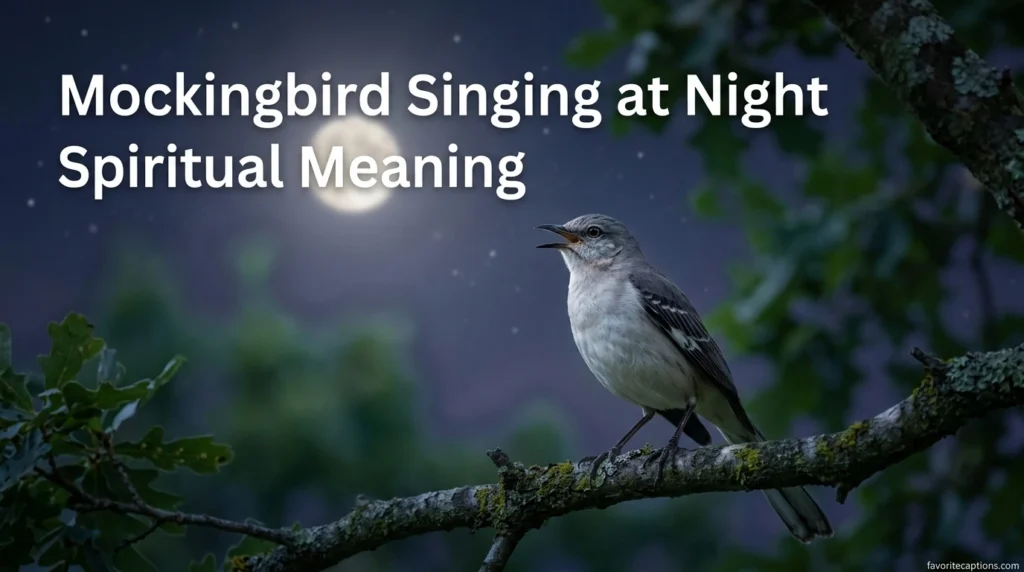 Mockingbird Singing at Night Spiritual Meaning