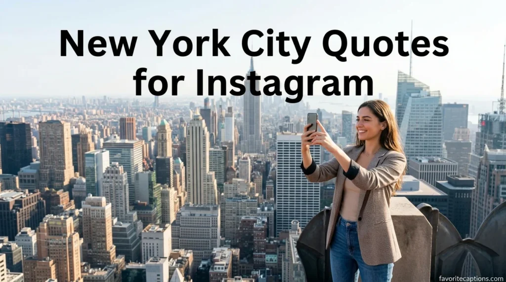New York City Quotes for Instagram
