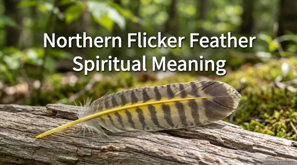 Northern Flicker Feather Spiritual Meaning