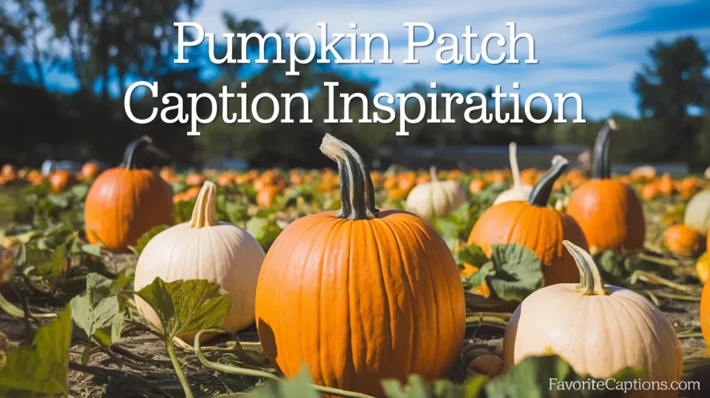 Pumpkin Patch Caption Inspiration
