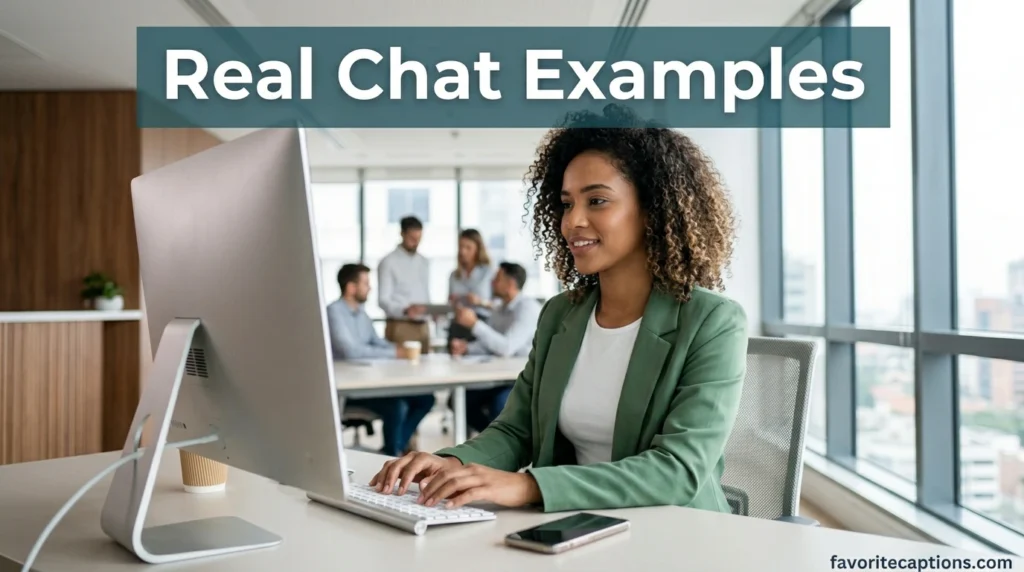 Real Chat Examples