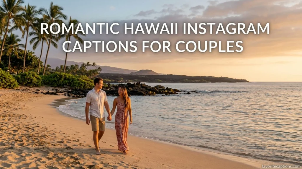 Romantic Hawaii Instagram captions for couples