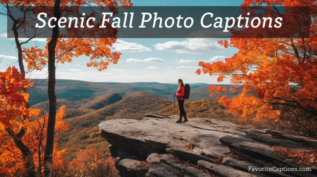 Scenic Fall Photo Captions